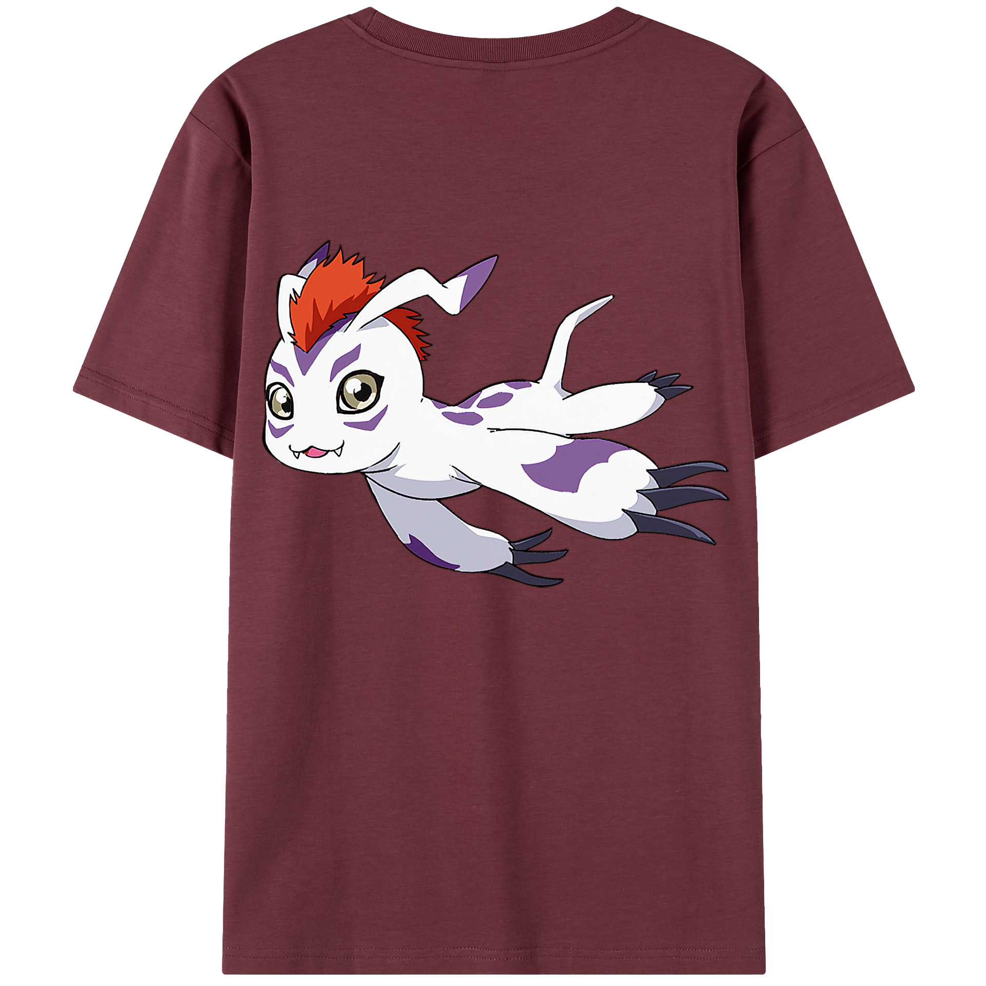 （画像用） Digimon デジタルモンスター/デジモン 綿100％半袖Tシャツ（背面プリント）